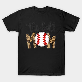 Leopard Ball Mom T-Shirt